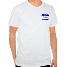 Hello My Name Is Lizbeth (Blue) T Shirt