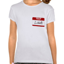 Hello My Name Is Lizbeth (Red) T Shirts