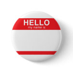 Hello My Name Is - Red Buttons
