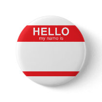 Hello My Name Is - Red Buttons
