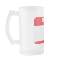 Hello My Name Is - Red Coffee Mugs