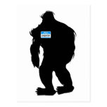 Hello-My Name Is Sasquatch Postcards