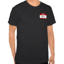 Hello My Name Is Theresa (Red) T Shirt