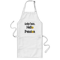 Hello Pension Retirement Gifts and T-shirts Aprons