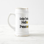 Hello Pension Retirement Gifts and T-shirts Coffee Mugs