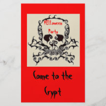HELLoweenParty, Come to the Crypt Personalized Flyer