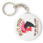 Hell's Pecker BBQ Sauce Keychains