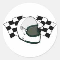 Helmet & Flags stickers