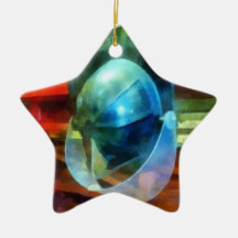 Helmet Hanging on Fire Truck Ornament