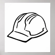 Helmet Hard hat Posters