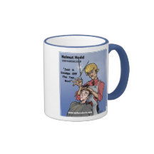 Helmet Hedd- myFarcebook.com Hairdresser Coffee Mugs