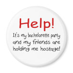 Help! (Bachelorette Party) Refrigerator Magnet