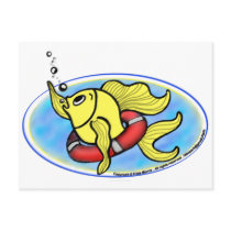 Help Fish Post Cards
