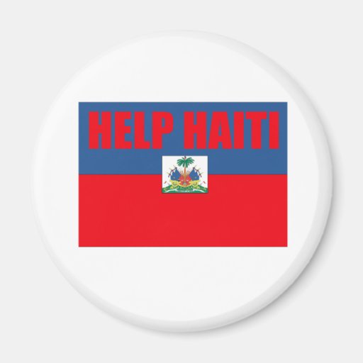 HELP HAITI FRIDGE MAGNET