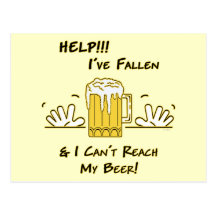 Help I've Fallen Post Card