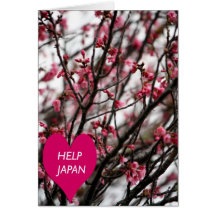 "Help Japan" Notecard