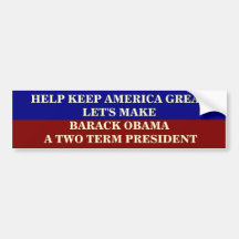 HELP KEEP AMERICA GREAT BUMPER STICKER