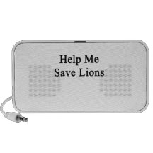 Help Me Save Lions Travel Speaker