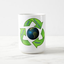 Help Mother Earth Please Recycle. Coffee Mugs