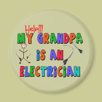 Help my grandpa is an electrician magnets