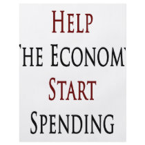 Help The Economy Start Spending Flyer Design