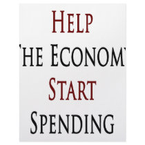 Help The Economy Start Spending Letterhead Design