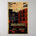 Help Your Neighbourhood By Keeping Clean posters