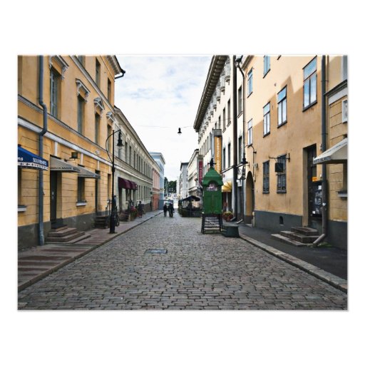 Helsinki city street custom invites