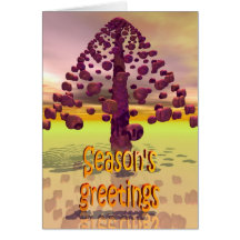 Helter skelter 3D tree Cards