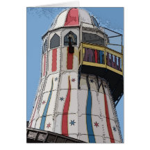 Helter Skelter Blank Card Fairground