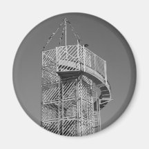 Helter Skelter Fun Fair Ride Magnet