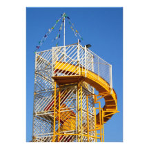 Helter Skelter Funfair Ride Invitation