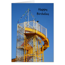 Helter Skelter Happy Birthday Card