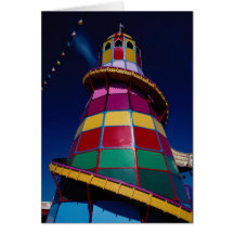 Helter-skelter in Hunstanton, Norfolk, U.K. Greeting Cards