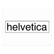 helvetica cartes postales