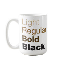 Helvetica Family Coffee Mug