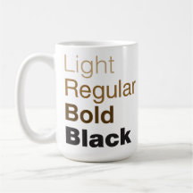 Helvetica Family Coffee Mug