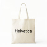 Helvetica Font Bag