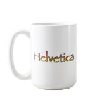 Helvetica Papyrus Mug