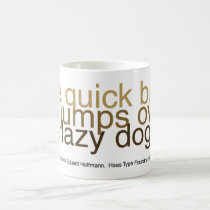 Helvetica Reigns Coffee Mug mugs