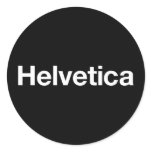 Helvetica stickers