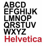 Helvetica T-Shirt - Customized