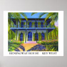 Hemingway House, Key West Poster