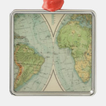 Hemispheres 12 physical christmas tree ornaments