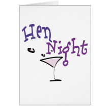Hen Night Greeting Card