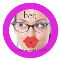 Hen night stickers