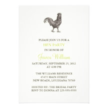 Hen Party Custom Invite