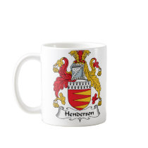 Henderson Family Crest Coffee Mugs