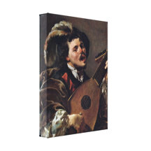 Hendrick Jansz ter Brugghen - The Singing Lute Canvas Prints