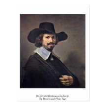 Hendrick Martenszoon.Sorgh By Rembrandt Van Rijn Postcards